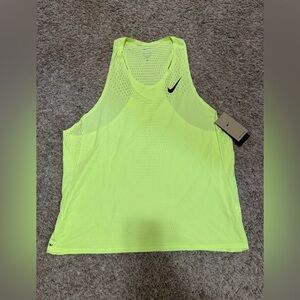 Nike AeroSwift  Dri-FIT ADV Running Singlet 'Lemon Twist' FN4231-736 Men’s XL